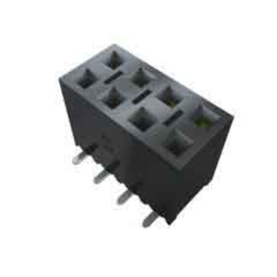 Samtec SSM Series Straight Surface Mount PCB Socket, 10-Contact, 2-Row, 2.54mm Pitch, Solder Termination