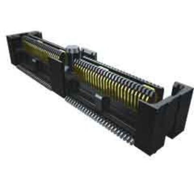 Samtec QFS Series Straight Surface Mount PCB Socket, 104-Contact, 2-Row, 0.63mm Pitch, Solder Termination