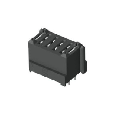 Samtec UMPS Series Vertical Through Hole Mount PCB Socket, 4-Contact, 1-Row, 2mm Pitch, Solder Termination