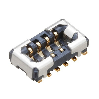 Panasonic AXF Series Horizontal Surface Mount PCB Socket, 4-Contact, 1-Row, 0.35mm Pitch, Surface Mount Termination