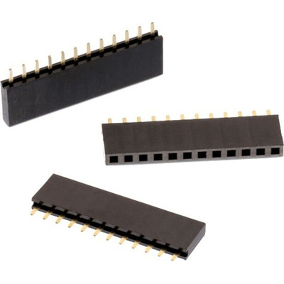 Wurth Elektronik WR-PHD Series Straight PCB Socket, 2-Contact, 1-Row, 2.54mm Pitch