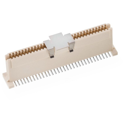 Wurth Elektronik WR-BTB Series Vertical PCB Socket, 64-Contact, 1-Row, 1mm Pitch