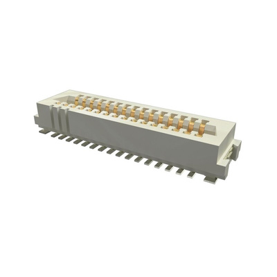 Amphenol Communications Solutions Conan Lite Series Straight, Vertical PCB Mount PCB Socket, 31-Contact, 1mm Pitch,