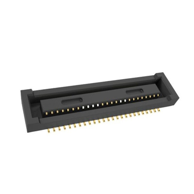 Amphenol Communications Solutions BergStak Series PCB Mount PCB Connector, 50-Contact, 2-Row, 0.4mm Pitch, Pin