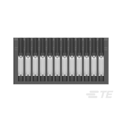 TE Connectivity MICRO CT Series Straight Cable Mount, IDC PCB Socket, 12-Contact, 1-Row, 1.2mm Pitch, IDC Termination