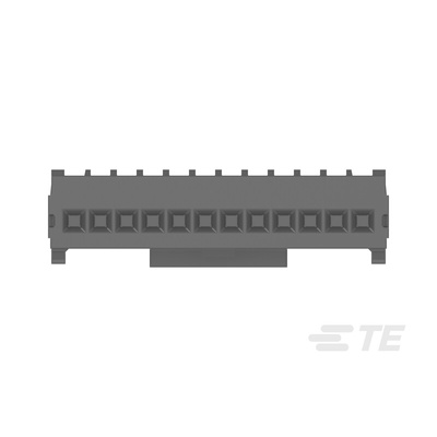 TE Connectivity MICRO CT Series Straight Cable Mount, IDC PCB Socket, 12-Contact, 1-Row, 1.2mm Pitch, IDC Termination