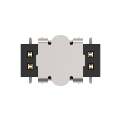 TE Connectivity 1MM-R Series Vertical Board Mount PCB Socket, 6-Contact, 2-Row, 1mm Pitch, Surface Mount Termination