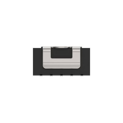 TE Connectivity 1MM-R Series Vertical Board Mount PCB Socket, 10-Contact, 2-Row, 1mm Pitch, Surface Mount Termination
