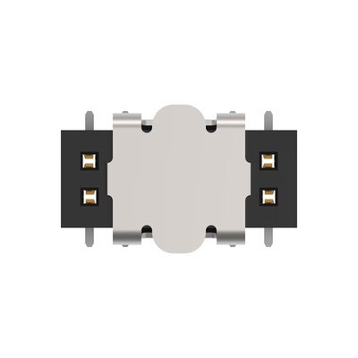 TE Connectivity 1MM-R Series Vertical Board Mount PCB Socket, 12-Contact, 2-Row, 1mm Pitch, Surface Mount Termination