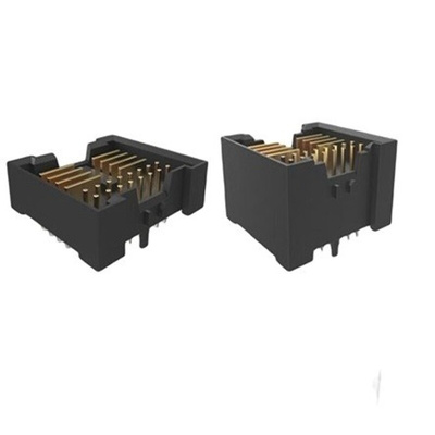 Amphenol Communications Solutions Compact Combo Connectors Series Vertical Press Fit Mount PCB Connector, 26-Contact,