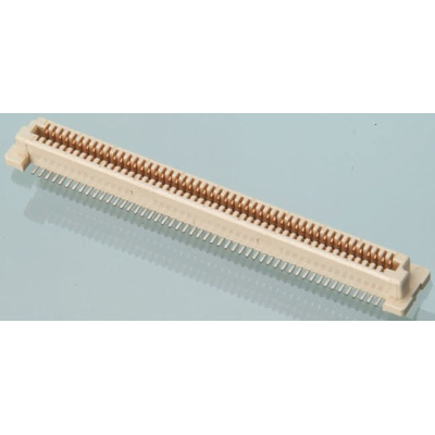 Amphenol Communications Solutions Bergstak Series Straight Surface Mount PCB Socket, 40-Contact, 2-Row, 0.8mm Pitch,