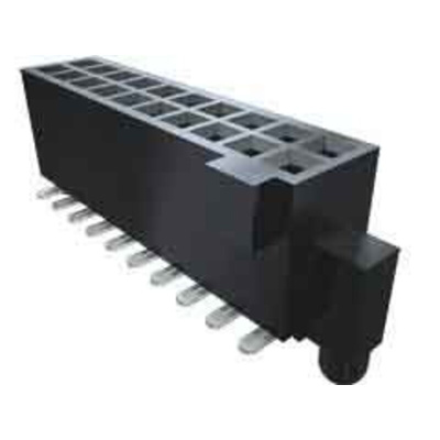 Samtec SFC Series Straight Surface Mount PCB Socket, 40-Contact, 2-Row, 1.27mm Pitch, Solder Termination