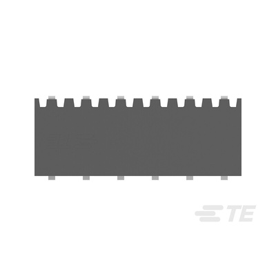 TE Connectivity AMPMODU Series Straight Through Hole Mount PCB Socket, 6-Contact, 1-Row, 2mm Pitch, Solder Termination