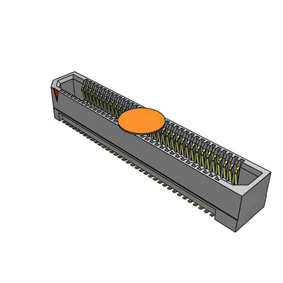 Samtec ASP Series Vertical Surface Mount PCB Socket, 70-Contact, 2-Row, 0.8mm Pitch, Solder Termination