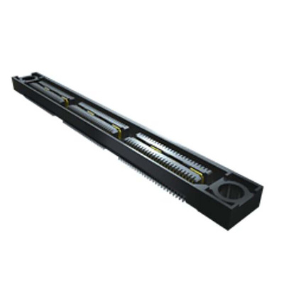 Samtec QSH Series Right Angle Surface Mount PCB Socket, 150-Contact, 2-Row, 0.64mm Pitch, Solder Termination