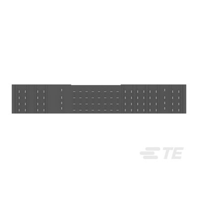TE Connectivity MULTI-BEAM XLE Series Vertical PCB Mount Heavy Duty Power Connector, 40-Contact, 4-Row, 2.54 mm, 5.08