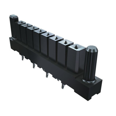 Samtec IPBS Series Straight Through Hole Mount PCB Socket, 2-Contact, 1-Row, 4.191mm Pitch, Solder Termination