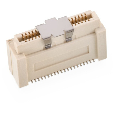 Wurth Elektronik WR-BTB Series Vertical PCB Socket, 80-Contact, 1-Row, 0.8mm Pitch