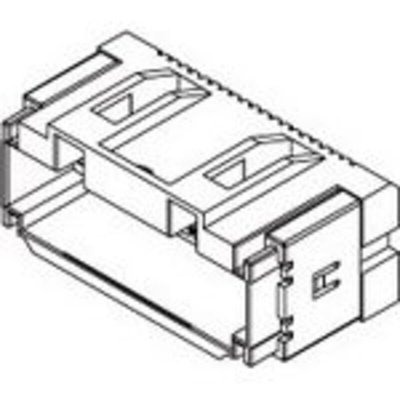 Molex Through Hole Mount PCB Socket, 4-Contact, 1-Row, 1.5mm Pitch