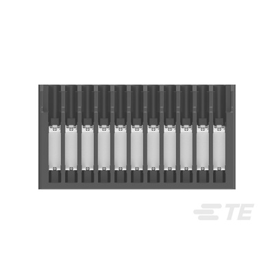 TE Connectivity MICRO CT Series Straight Cable Mount, IDC PCB Socket, 11-Contact, 1-Row, 1.2mm Pitch, IDC Termination