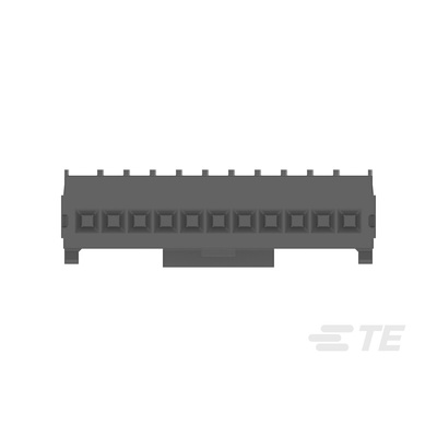 TE Connectivity MICRO CT Series Straight Cable Mount, IDC PCB Socket, 11-Contact, 1-Row, 1.2mm Pitch, IDC Termination