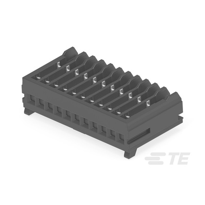 TE Connectivity MICRO CT Series Straight Cable Mount, IDC PCB Socket, 11-Contact, 1-Row, 1.2mm Pitch, IDC Termination