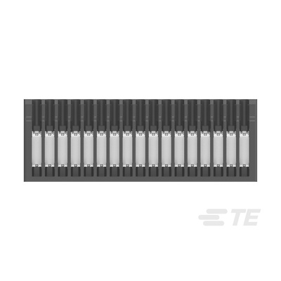 TE Connectivity MICRO CT Series Straight Cable Mount, IDC PCB Socket, 17-Contact, 1-Row, 1.2mm Pitch, IDC Termination