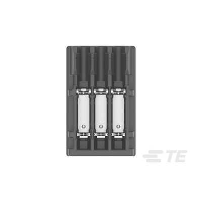 TE Connectivity MICRO CT Series Straight Cable Mount, IDC PCB Socket, 3-Contact, 1-Row, 1.2mm Pitch, IDC Termination