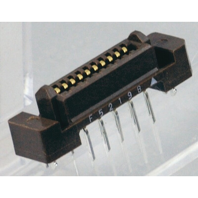 KEL Corporation 8900 Series Straight Through Hole Mount PCB Socket, 20-Contact, 2-Row, 2.54mm Pitch, Solder Termination