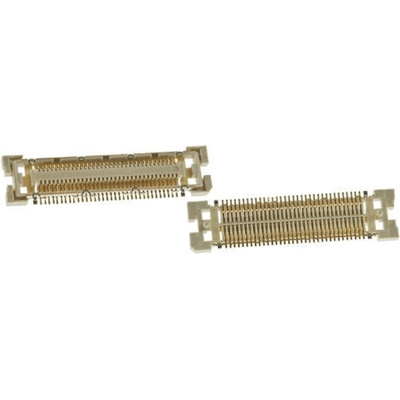 Hirose FX11 Series Straight Surface Mount PCB Socket, 80-Contact, 2-Row, 0.5mm Pitch, Solder Termination