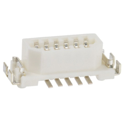 Hirose DF9 Series Straight Surface Mount PCB Socket, 11-Contact, 2-Row, 1mm Pitch, Solder Termination