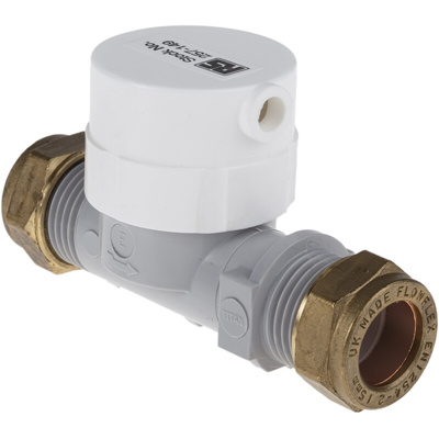 RS PRO Radial Flow Turbine Flow Meter for Liquid, 0.25 L/min Min, 6.5 L/min Max