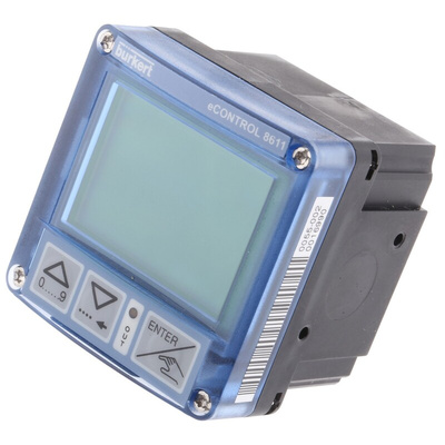 Burkert Compact Mount Flow Controller, Analogue, PTM, PWM Output, 24 V dc, DN 6 → 65 mm Pipe