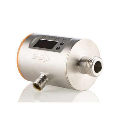 ifm electronic Flow Controller, 0.1 → 25 L/min, PNP Output, 19 → 30 V dc, 1/2 in Pipe