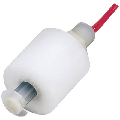 Gems Sensors LS-3 Series Vertical Polypropylene Float Switch, Float, 610mm Cable, SPST NO