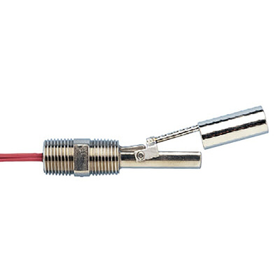 Gems Sensors LS-7 Series Horizontal Stainless Steel 316 Float Switch, Float, 610mm Cable, SPST NO/NC