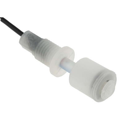 Sensata / Cynergy3 RSF100 Series Vertical Polypropylene Float Switch, Float, 1m Cable, NO/NC, 240V ac Max, 120V dc Max