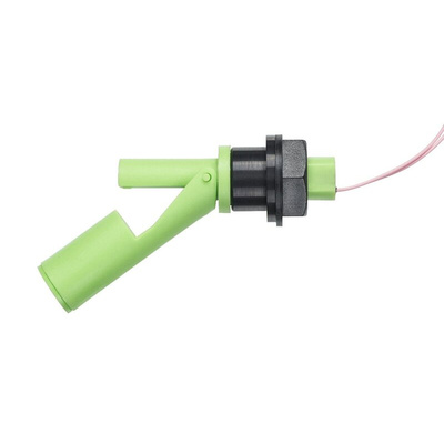 Sensata / Cynergy3 RSF70 Series Vertical Polyvinylidene Fluoride Float Switch, Float, 1m Cable, NO/NC, 300V ac Max,