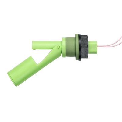 Sensata / Cynergy3 RSF70 Series Horizontal Polyvinylidene Fluoride Float Switch, Float, 1m Cable, NO/NC, 300V ac Max,