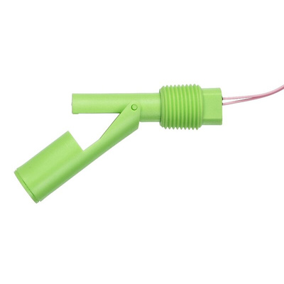 Sensata / Cynergy3 RSF80 Series Horizontal Polyvinylidene Fluoride Float Switch, Float, 1m Cable, NO/NC, 240V ac Max,