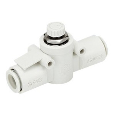 SMC AS Series L-Bracket Mount Flow Controller, 4.6 SCFM, 4 mm Pipe