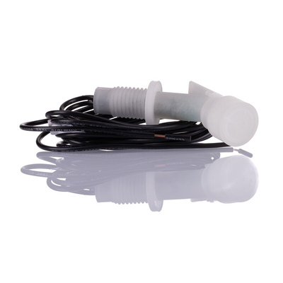 Sensata / Cynergy3 LLF40 Series Horizontal Internal Polypropylene Float Switch, Float, 1m Cable, SPNO, 300V ac Max,