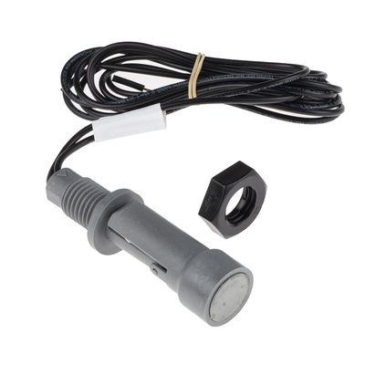 Sensata / Cynergy3 LLF40 Series Horizontal Internal Polyphenylene Sulfide Float Switch, 1m Cable, SPNO, 300V ac Max,