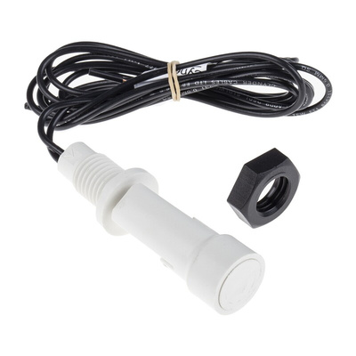 Sensata / Cynergy3 LLF40 Series Horizontal Internal Polypropylene Float Switch, 1m Cable, SPNO, 240V ac Max, 120V dc Max