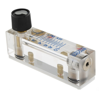 Key Instruments FR2000 Series Variable Area Flow Meter for Gas, 0.1 L/min Min, 1 L/min Max