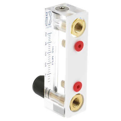 Key Instruments FR2000 Series Variable Area Flow Meter for Gas, 0.4 L/min Min, 5 L/min Max
