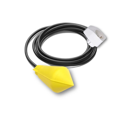 ATMI Cable Mount Copolymer Polypropylene Float Switch, Float, 5m Cable, SPDT, 400V ac Max, 250V dc Max