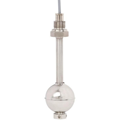 WIKA ERL Series Threaded Stainless Steel Float Switch, Float, 2m Cable, SPST, 50V ac Max, 75V dc Max