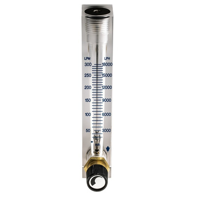 Key Instruments FR4500 Series Variable Area Flow Meter for Gas, 30 L/min Min, 280 L/min Max