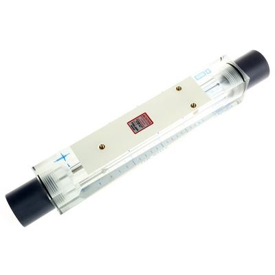 Key Instruments FR5000 Series Variable Area Flow Meter for Liquid, 1 L/min Min, 19 L/min Max